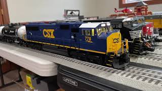 Lionel Legacy CSX #778 SD70MAC - Startup & Rollout! Lionel Legacy CSX #778 SD70MAC - Startup & Rollout!