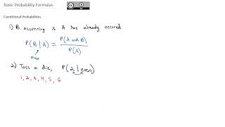 3 1 D Conditional Probabilities