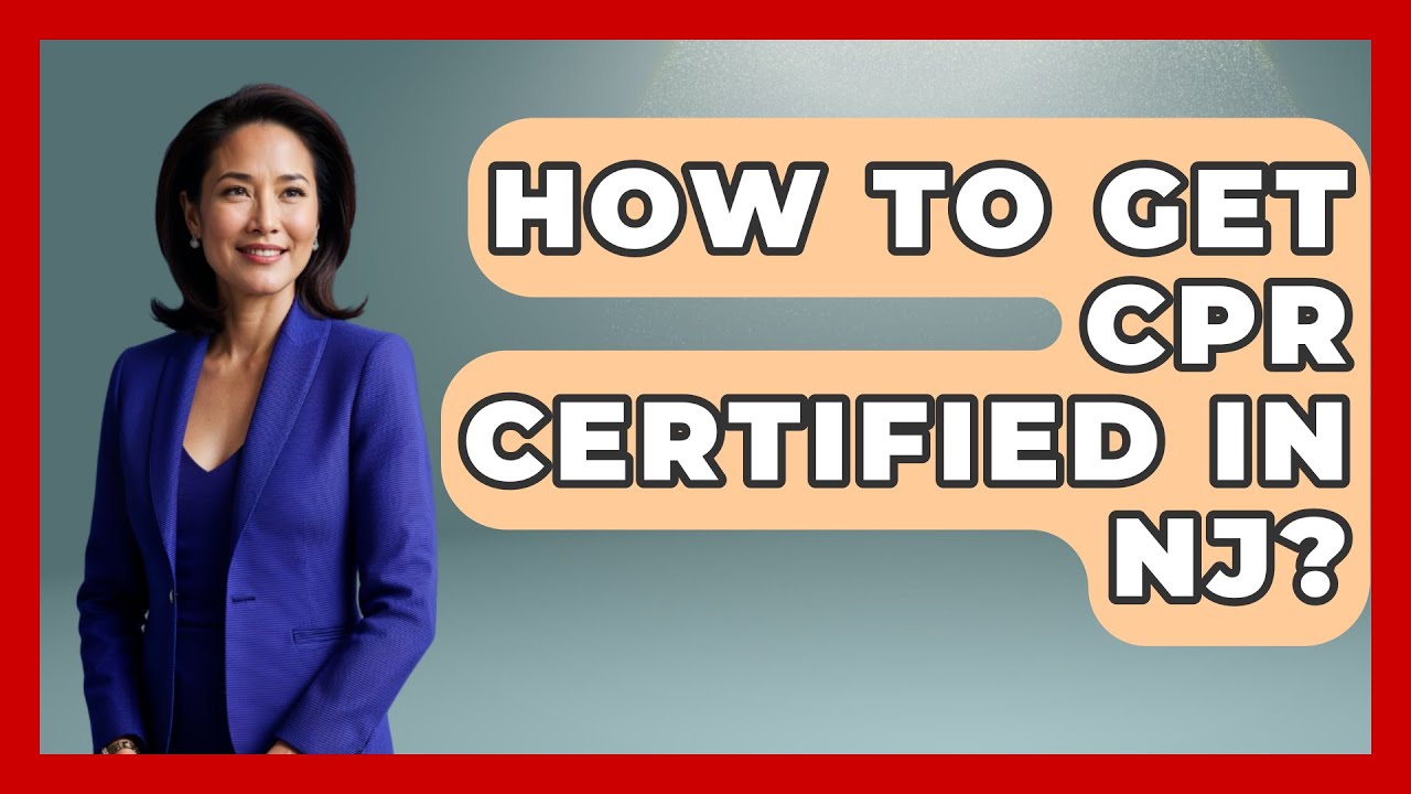 How To Get CPR Certified In NJ? - First Response Medicine
