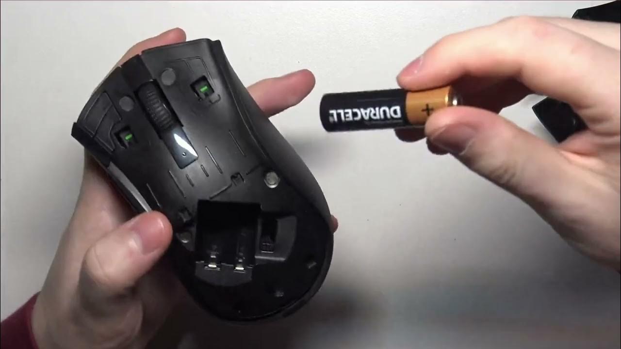 How To Insert Batteries In Razer Deathadder V2 Hyperspeed YouTube