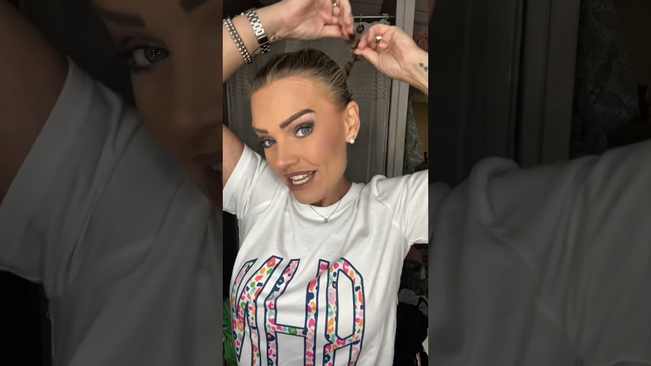 How to hide your hair under a wig. 