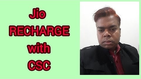 Jio Recharge on CSC PORTAL
