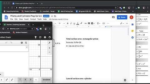 Total SA of rectangular prism