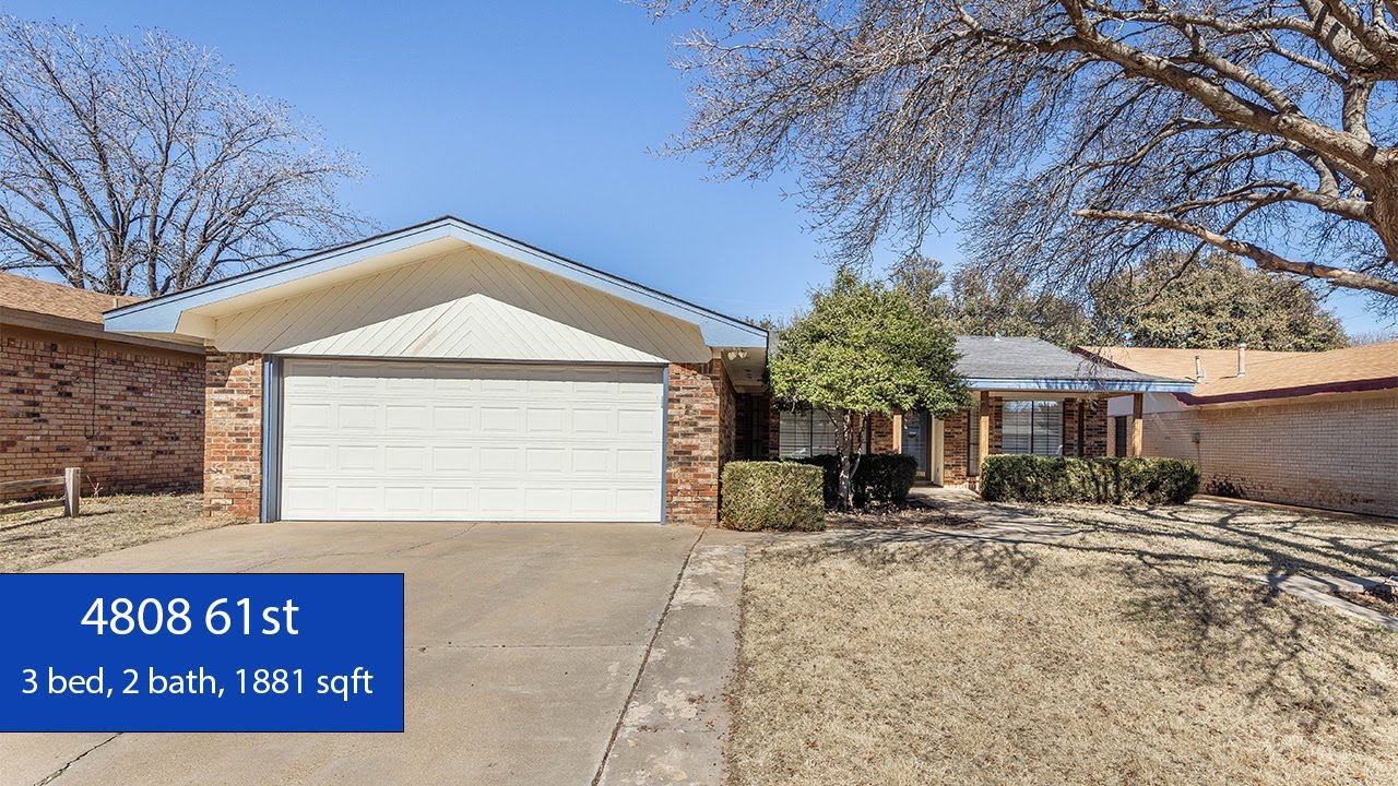 Home For Sale 4808 61st St Lubbock TX 79414 YouTube home-for-sale-4808-61st-st-lubbock-tx-79414-youtube