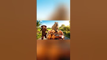 Capy cùng Siêu Nhân báo bà làm rớt vịt quay và cái kết #capybara