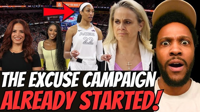 ANNOUNCERS, BECKY AND ESPN TRIO ALL MAKING EXCUSES FOR A'JA WILSON  PERFORMING BAD!