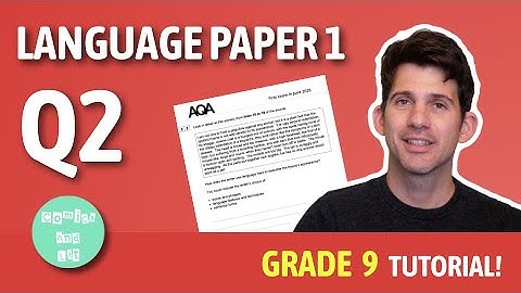 AQA Language Paper 1 - Question 2 (New for 2026)