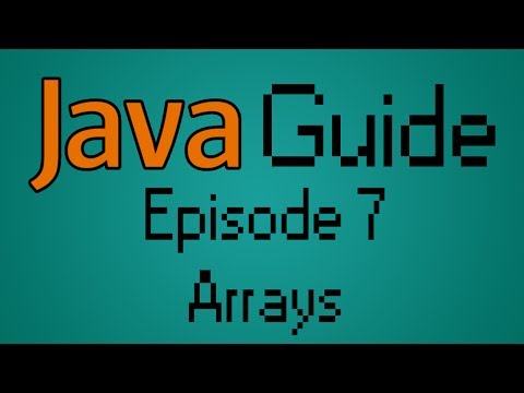 מדריך Java - פרק 7 - מערכים