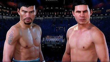 Manny Pacquiao vs Julio Cesar Chavez FULL FIGHT | Undisputed Boxing Game AI Simulation (CPU vs CPU)