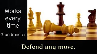 Defend any pro moves .How to defend every moves .#chess pro#master the chess# chess moves#ches