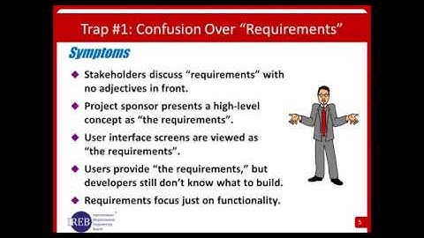 Software Requirements: 10 Traps to Avoid - 2016 11 17 Webinar