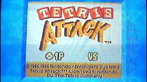 Tetris Attack GameBoy very hard difficulty code