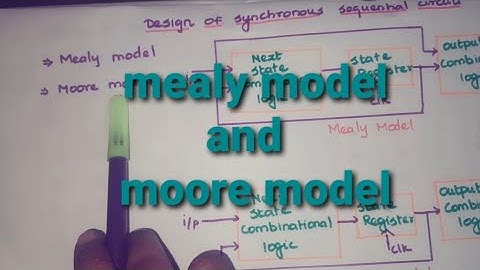 Mealy and Moore model  - state table , state diagram  explained #AU exam nov dec 2022 CS3351#EE3302