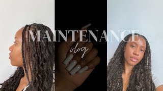 MAINTENANCE VLOG| Hair + nails, trying a new hair salon…