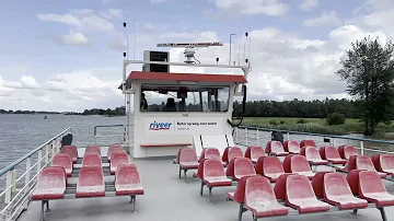 Gorinchem - Woudrichem, NL: Ep.7 Ferry Boat Crossing Merwede River (Riveer Service)