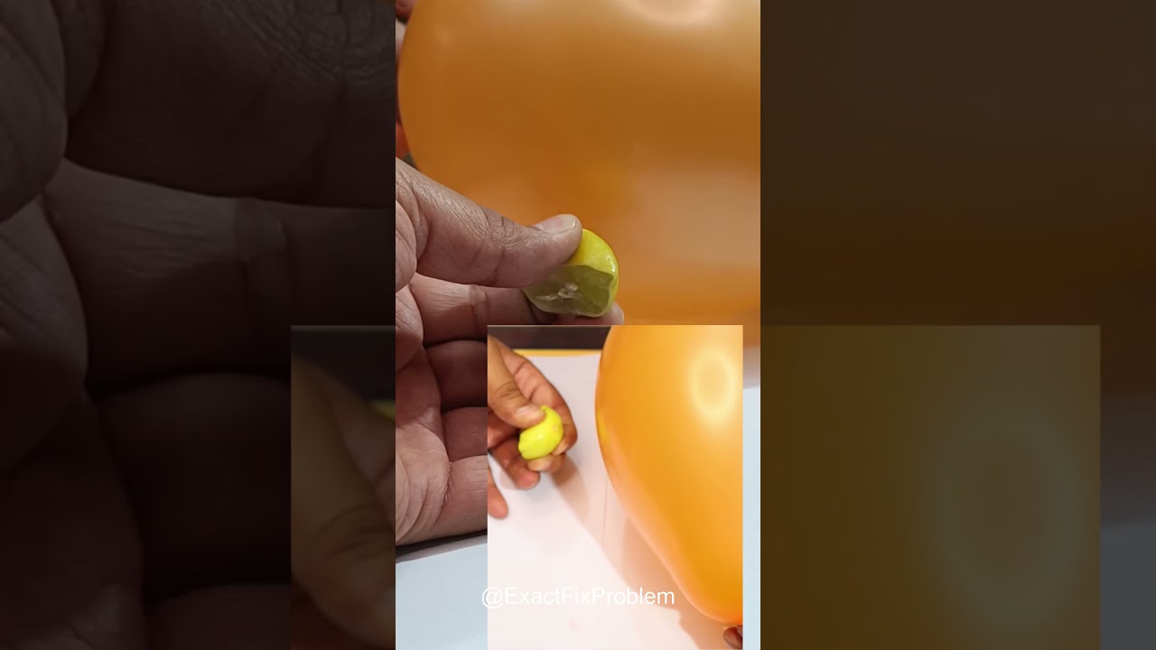 Lemon Balloon Experiment- Have you see the droplets?  