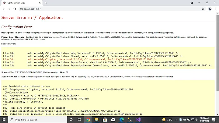 How Fix log4net issue in VS 2021 | Log4net not load in VS 2019