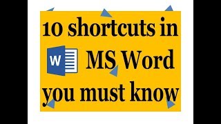 Shortcut keys of MS Word | Use Word like an expert | Go to Line n Page, Menu tab, select full page screenshot 5