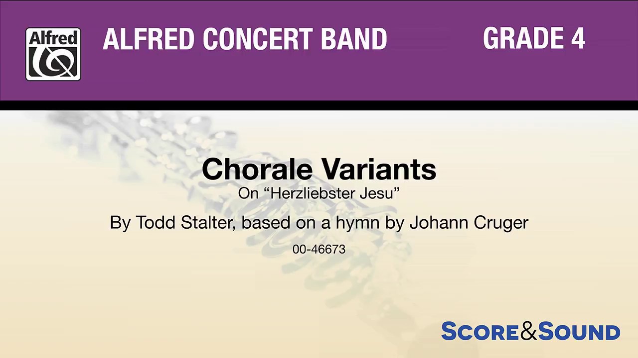 Chorale Variants, by Todd Stalter – Score & Sound - YouTube