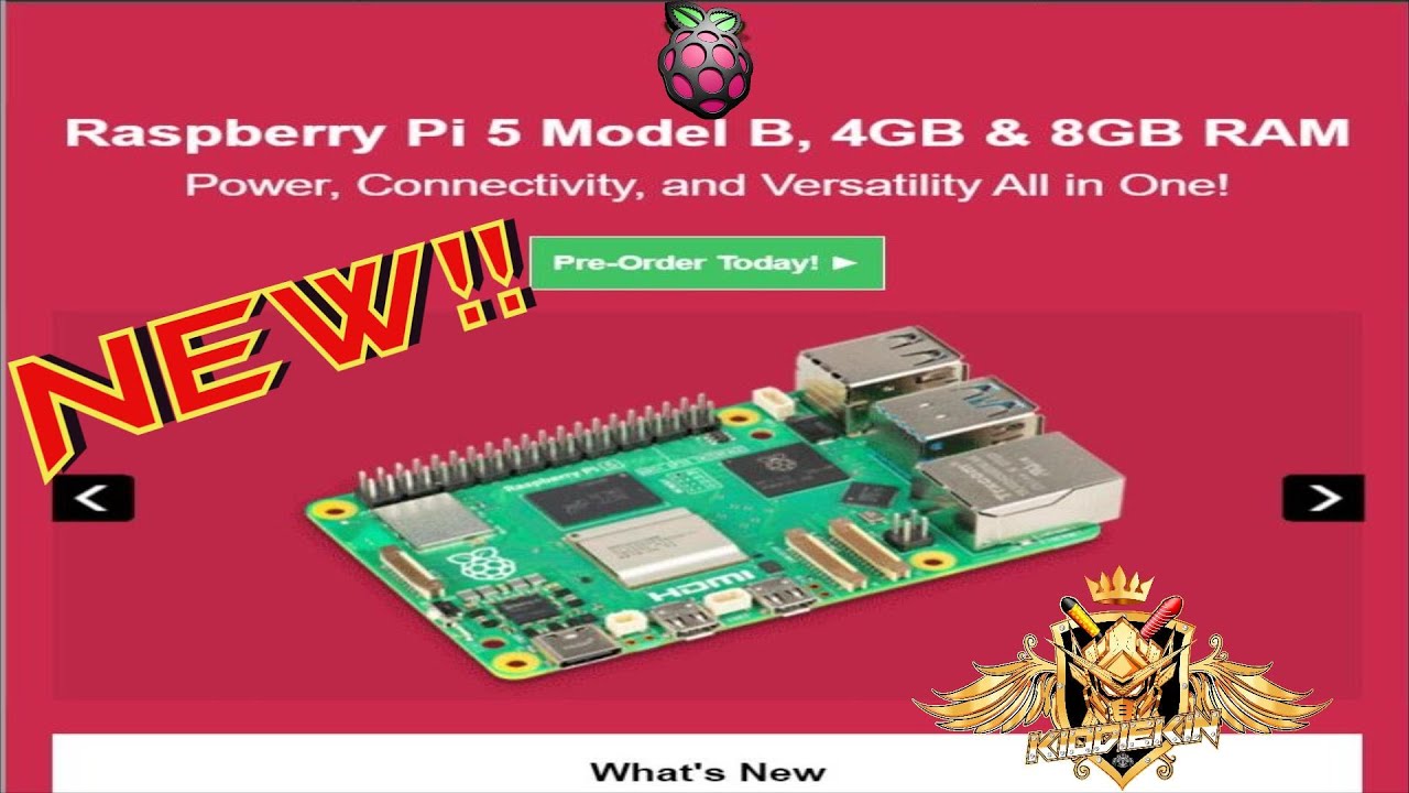 Raspberry Pi 5 - 8GB  Raspberry Pi 5 - 4GB –