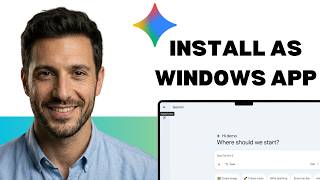 How to Install And Run Google Gemini as a Windows App  (full guide 2026)