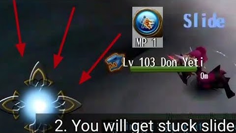 Toram online- wall slide trick