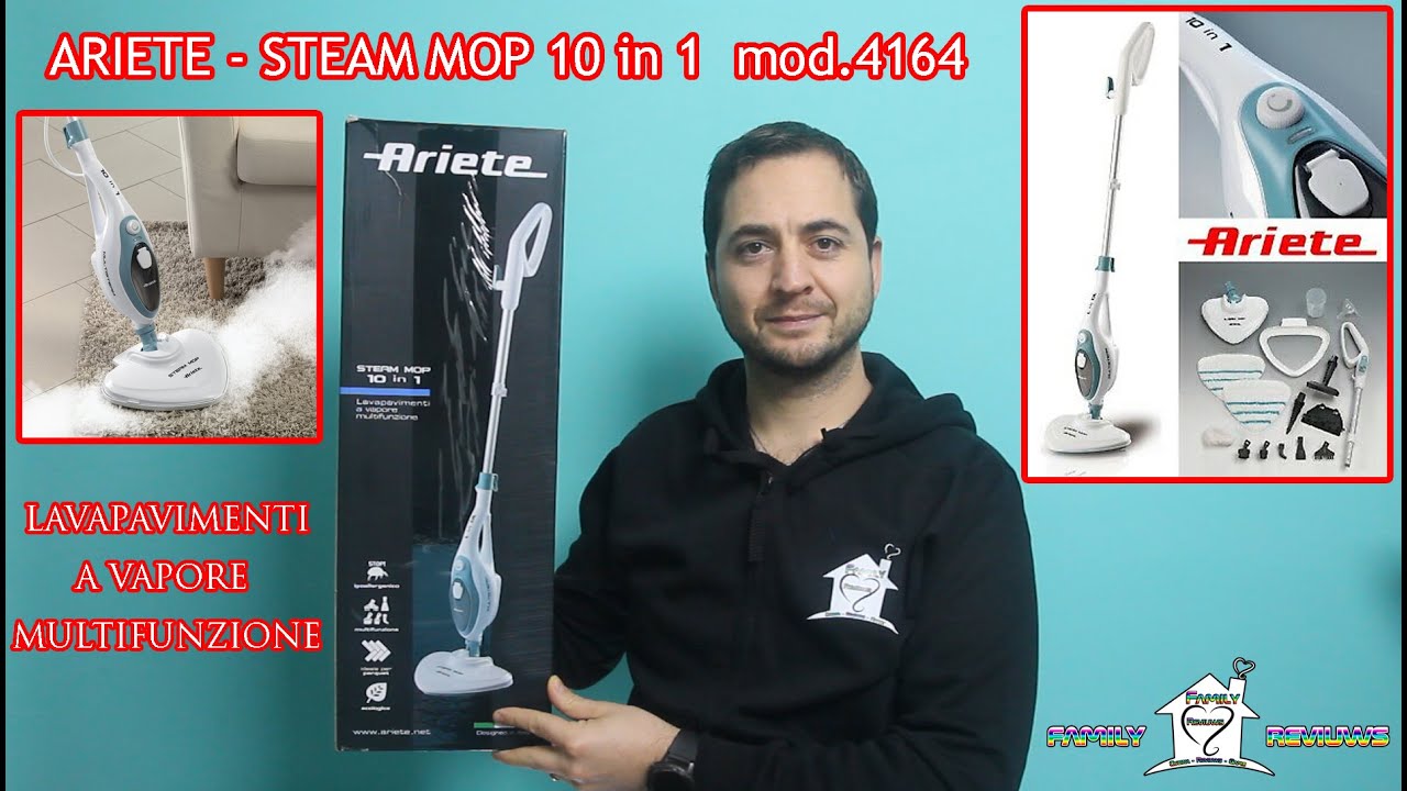 Ariete Steam Mop 10 in 1 mod. 4164 - Multifunction Steam Mop (sub