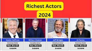 Most Rich Hollywood actors 2024 / Net worth of Hollywood actors 2024 #richest #hollywood