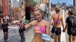 OLIVIA PONTON WITH GF KAILA NOVAK IGTV SERIES | RIDING BIKE IN NEW YORK