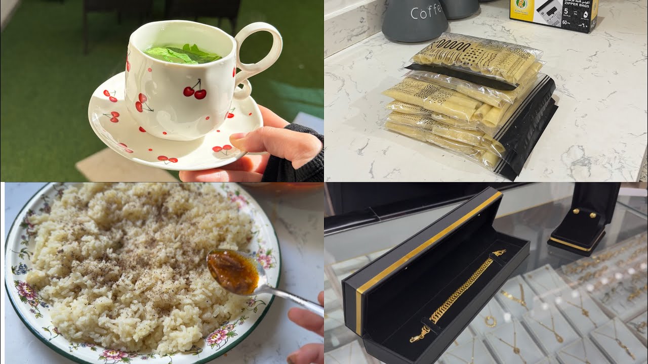 الله لا يضيع لي تعب ❤️رز مصري وباميه باللحم 😋فرزنت الفلفل رومي واصابع الجبن 🌙⭐️