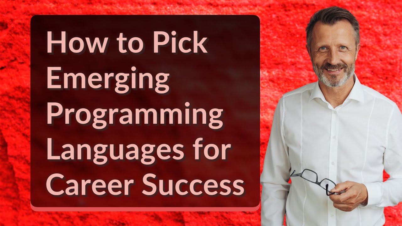 How to Pick Emerging Programming Languages for Career Success - YouTube