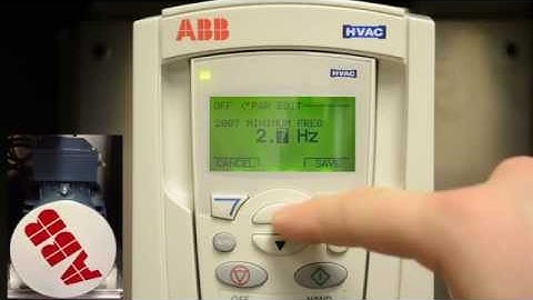 ACH550 Setting Limits