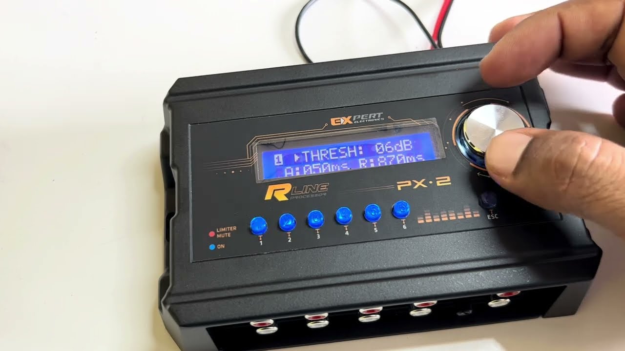 Expert R line PX2 Audio Processor - YouTube