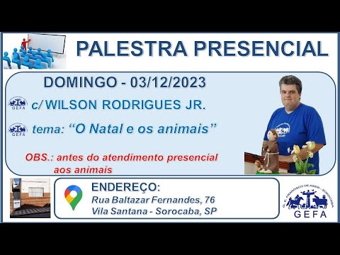 Assista: Palestra Presencial - c/ WILSON RODRIGUES JÚNIOR (03/12/2023)