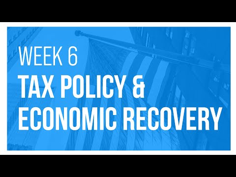 Tax Policy and the Economic Recovery