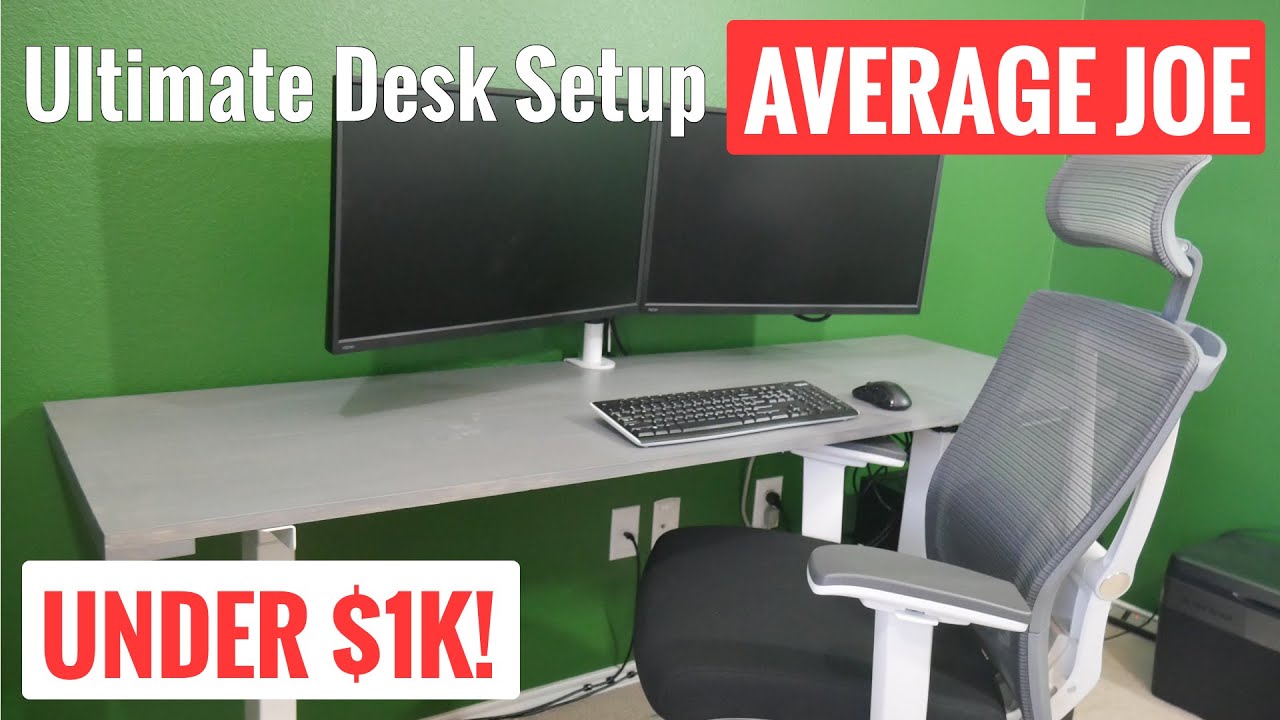 I Built the ULTIMATE Bedroom Desk Setup! (and you can too!) 