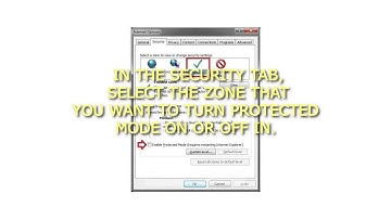 How to Turn Protected Mode On or Off in Internet Explorer