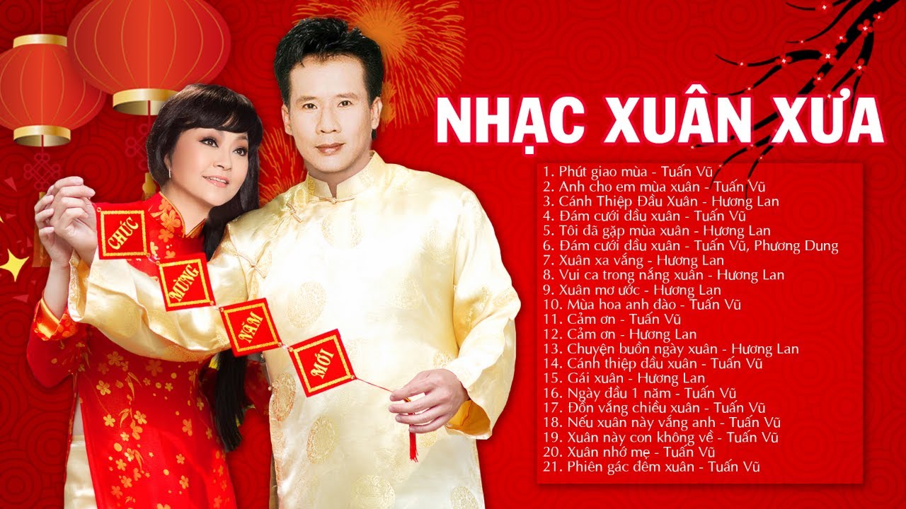 Nằm trong bộ sưu tập nhạc xuân 2024, TUẤN VỦ HƯƠNG LAN chắc chắn sẽ làm say đắm lòng người yêu nhạc với những ca khúc ngập tràn nắm tay, chào xuân đầy ý nghĩa và cảm xúc. Hãy dành thời gian ngồi lại, thả mình vào âm nhạc cùng gia đình và bạn bè trong không khí sum vầy của mùa xuân.