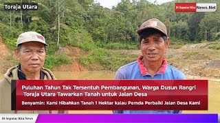 After decades of untouched development, Benyamin: We will donate 1 hectare if the village road is...