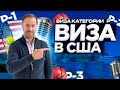 ВИЗА В США 🇺🇸 | ВИЗА КАТЕГОРИИ P | КАК ВЫБРАТЬ ПРАВИЛЬНУЮ ВИЗУ | СПОРТСМЕНАМ, АРТИСТАМ, ШОУМЕНАМ