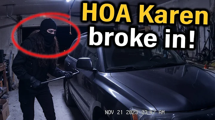 HOA Karen Broke Into My Garage, Calls 911! Claims I STOLE Her New Car!