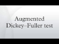 ADF Augmented Dickey-Fuller Unit Root Test - YouTube