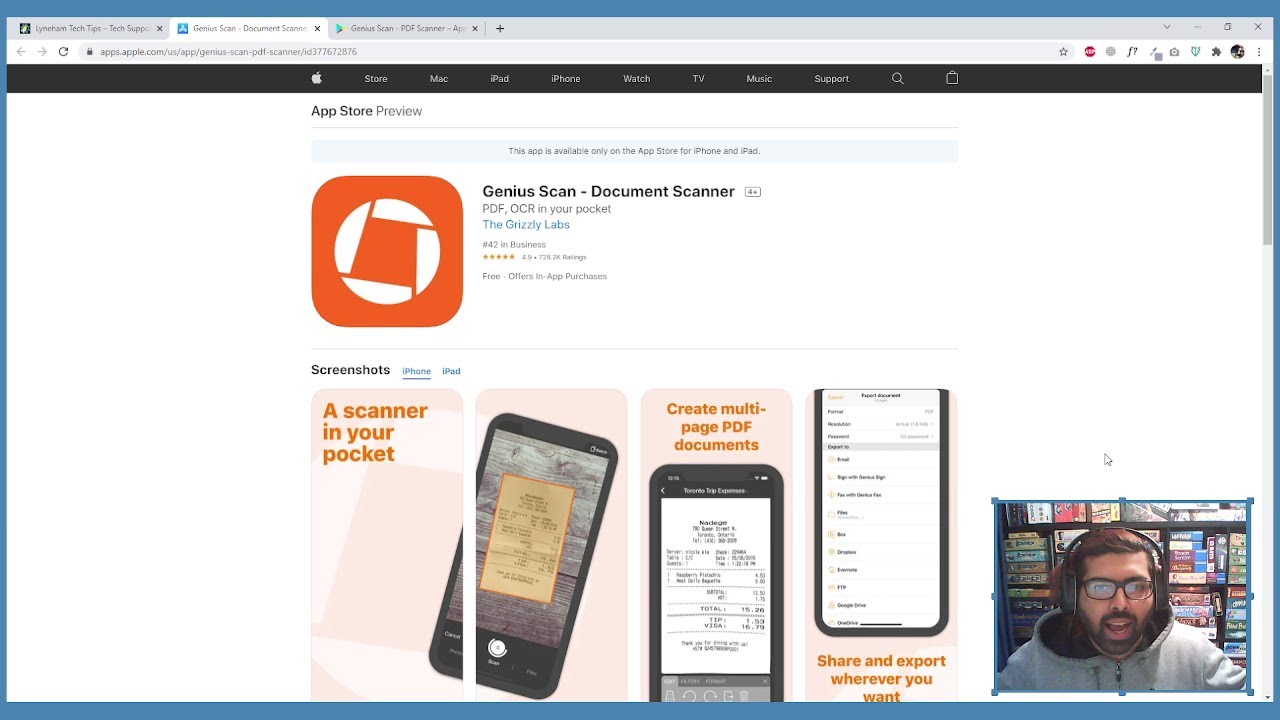 Use your phone for scanning documents! Genius Scan - YouTube