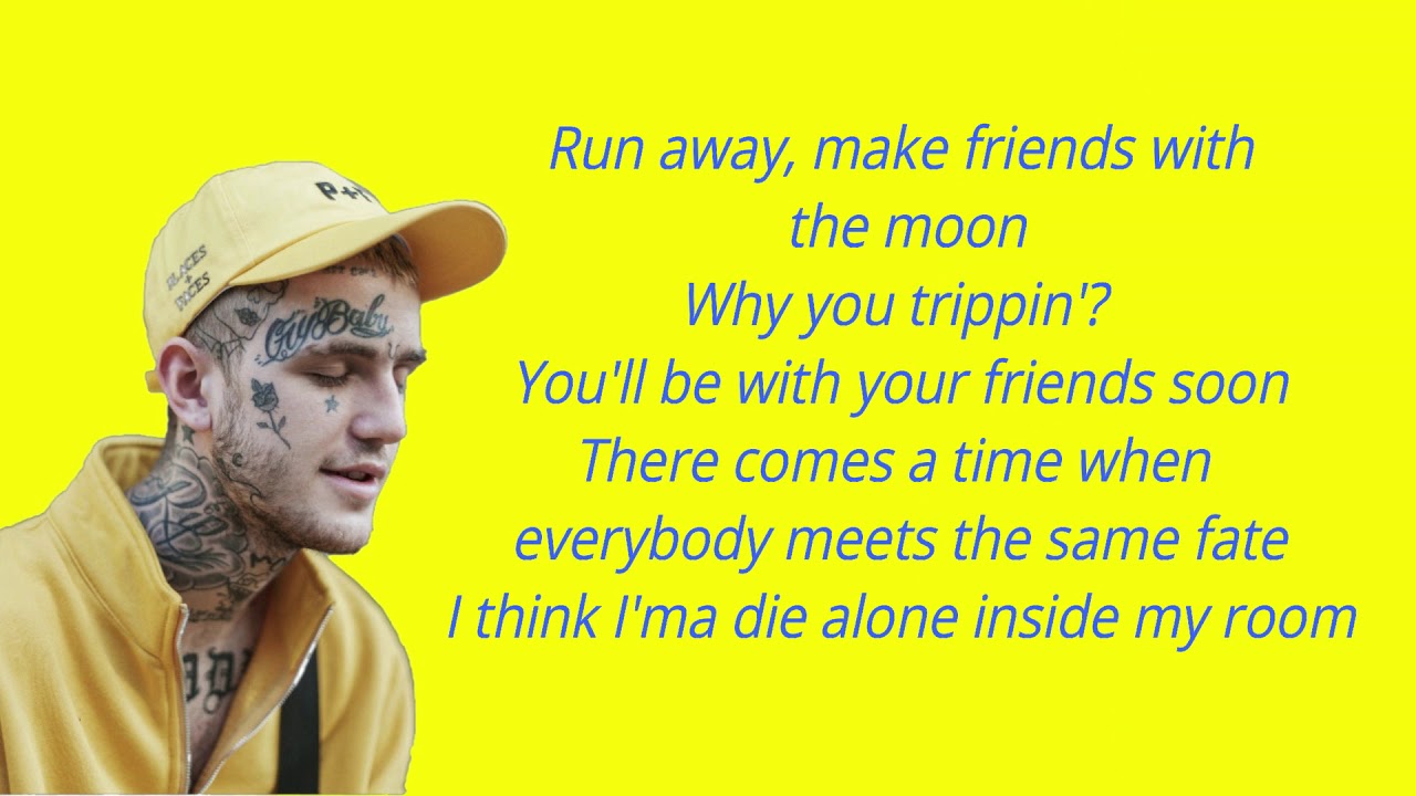 Lil Peep Life Is Beautiful Lyrics Lyric Video Youtube