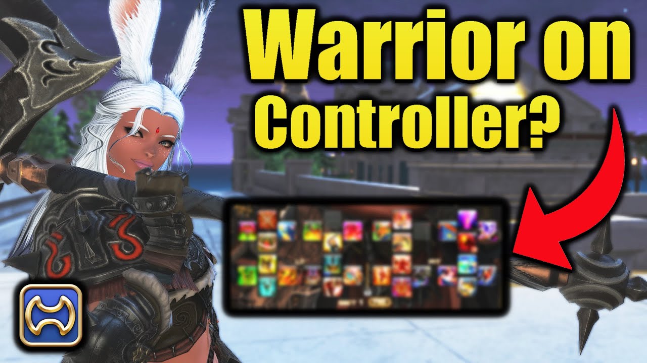 FFXIV Warrior on Controller?! Fell Cleave go BRRRRR..