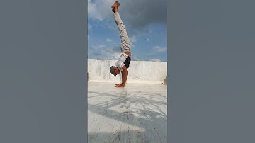 first time handstand push up #shorts #viral #youtubeshorts @YouTube