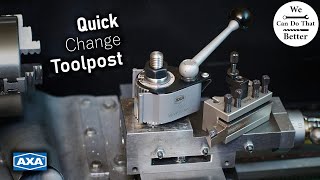 Installing a Quick Change Tool Post on the Mini Lathe  Scraping Included!