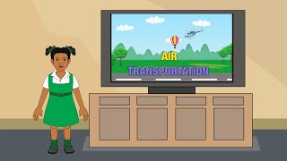 Animated Air Transport Videos for Children |Let's Learn Together