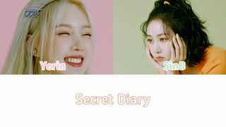 GFRIEND (Yerin ft. SinB) - Secret Diary Lyrics (Hangul   Romanized)