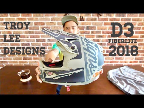 UNBOXING!!! Troy Lee Designs D3 Fiberlite Full Face Helmet | FEBRUARY 2019